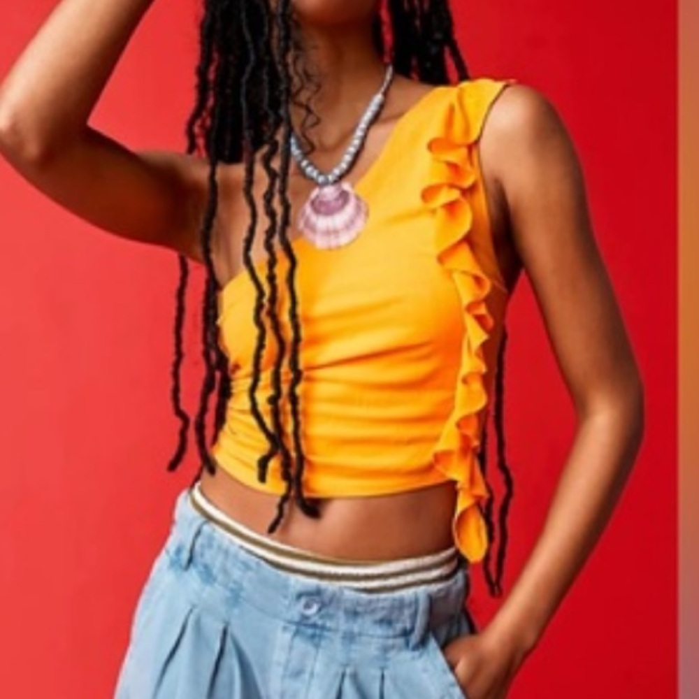 Free People One Shoulder Top, Size XL, NWT